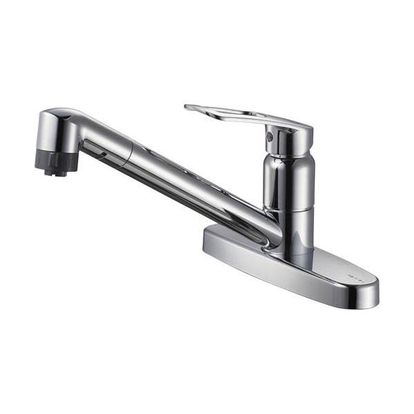 SANEI シングル台付切替シャワー混合栓 K6711MEV-13 (水栓金具 SANEI シングル台付切替シャワー混合栓 K6711MEV-13 (水栓金具