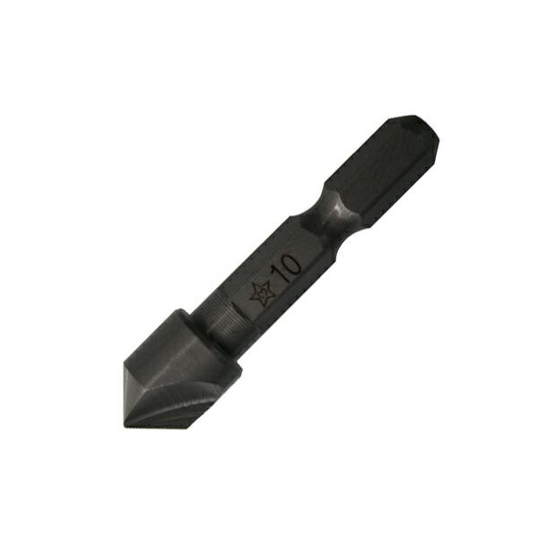他サイト： ∀スターエム/STAR-M 【5007-100】ハイス六角軸面取カッター 10.0mm 六角軸 (4962660502118)の商品画像