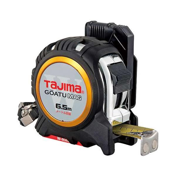 他サイト： ∀タジマ/TAJIMA 【GASFGLWM2565】剛厚セフGロックダブルマグ25 6.5m メートル目盛 磁石付爪仕様 一般測定用コンベックス (4975364121592)の商品画像