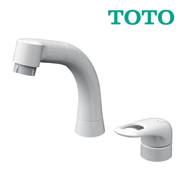 開店祝いTOTO 洗面所水栓 台付2穴・エコシングル TLG05301J (スパウト