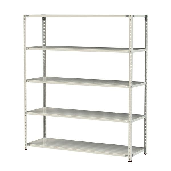○u.ヤマキン/山金工業【1.5S7660-5W】ボルトレス軽中量ラック(150kg