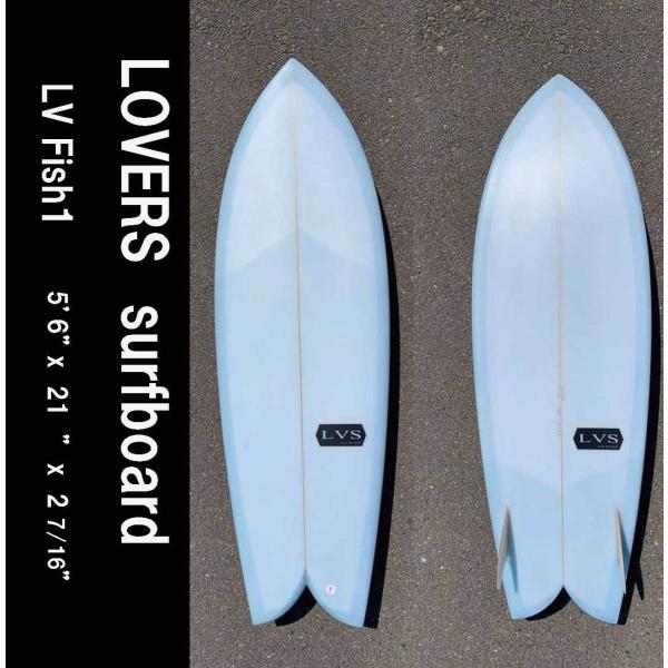 LVS サーフボード ラバーズサーフボード　FISH 1フィッシュ5'6\"中古 LVS サーフボード ラバーズサーフボード FISH 1フィッシュ5'6