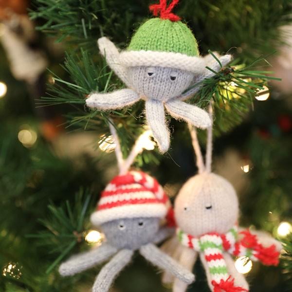 Melange(メランジェ) オクトパスオーナメント 全3種 クリスマス