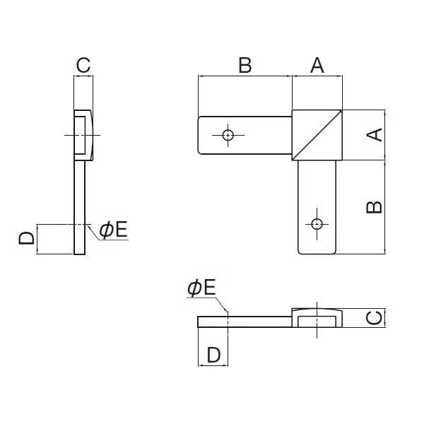 セキスイ メタカラー コネクター Aka 13 4uエル ブラックミラー 見切材 かん合タイプ ラウンドr型 エルタイプ コネクター Aka Sk兼用 樹脂 積水 Diy Club Esta 通販 Yahoo ショッピング