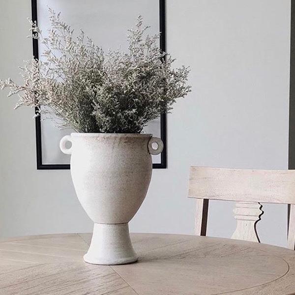 Bloomingville ブルーミングヴィル テラコッタベース グレー H36 鉢カバー 北欧 おしゃれ 鉢ポット植物 鉢 テラコッタ グレー Upstairs Outdoor Living 通販 Yahoo ショッピング