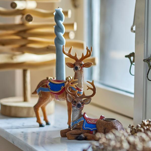 Bloomingville(ブルーミングヴィル) ディアー キャンドルホルダー 2個