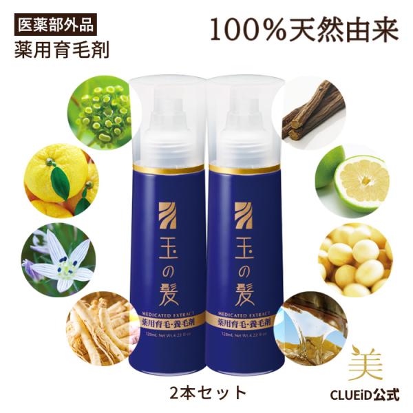 CLUEiD（クルード） 2本セット 抜け毛予防 育毛剤 女性用 60代 50代 40