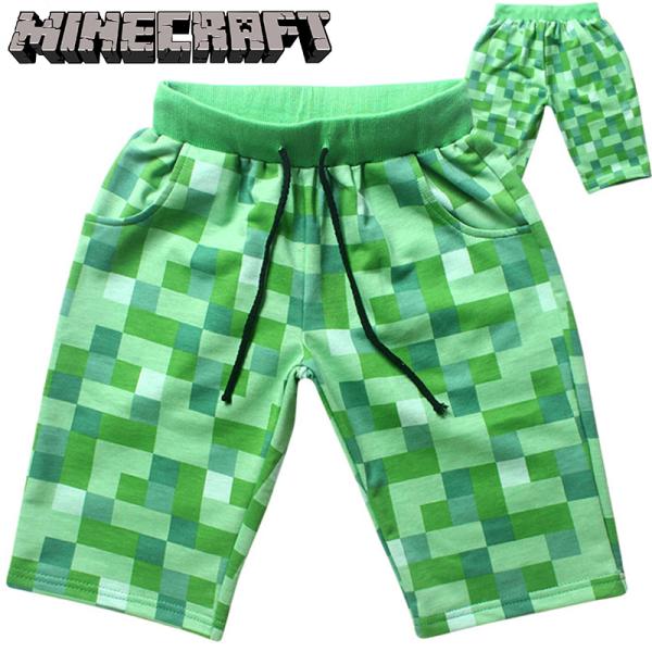 即納 送料無料 マインクラフト ハーフパンツ 半ズボン モザイク 子供服 キッズ Jr Mcharfp01 Clunky 通販 Yahoo ショッピング