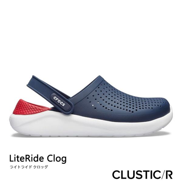 crocs literide clog red