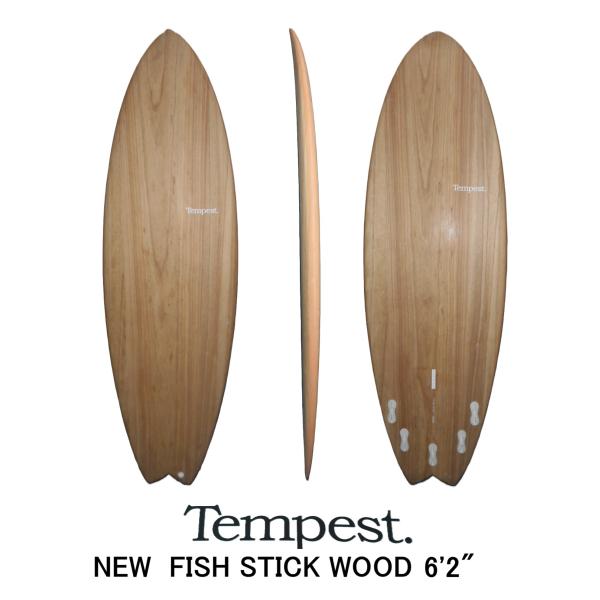 奈良【新品】R5MOVES SURFBOARDS FANTA STICK 6'0 送料無料（一部除く）☆Tempest モデル名 NEW FISH STICK WOOD 6'2