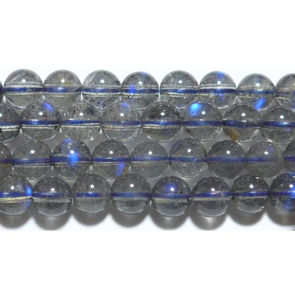 ラブラドライト 丸玉 6mm AA+　　　※ 天然石ビーズ 天然石 パワーストーン 1粒売り バラ売り 1玉販売