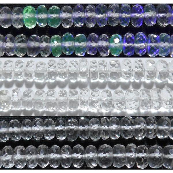 ハイアライトオパール ボタンカット 4.5*2.5mm A　　　※ 天然石ビーズ 天然石 パワーストーン 1粒売り バラ売り 1玉販売