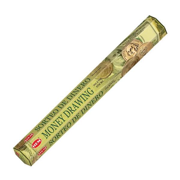 Money Drawing （マネー・ドローイング） スティックインセンス（HEM）20本入り　　※ 魔術用品 儀式用品 おまじないグッズ 占いなど