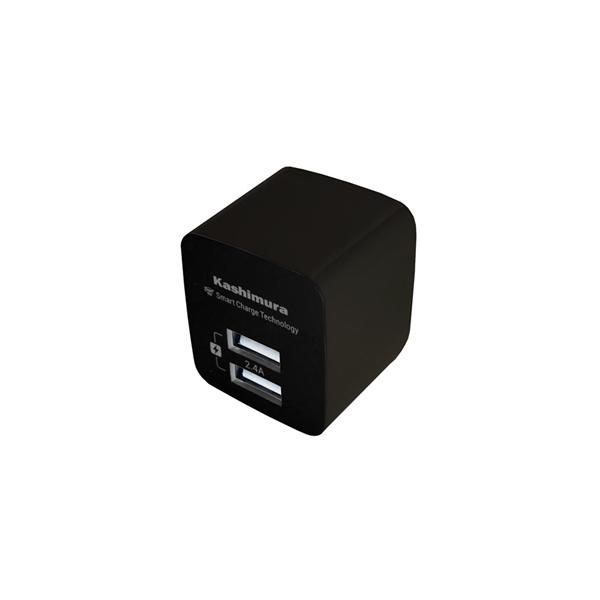 JV AC[d 2.4A USB2P IC BK AJ-555