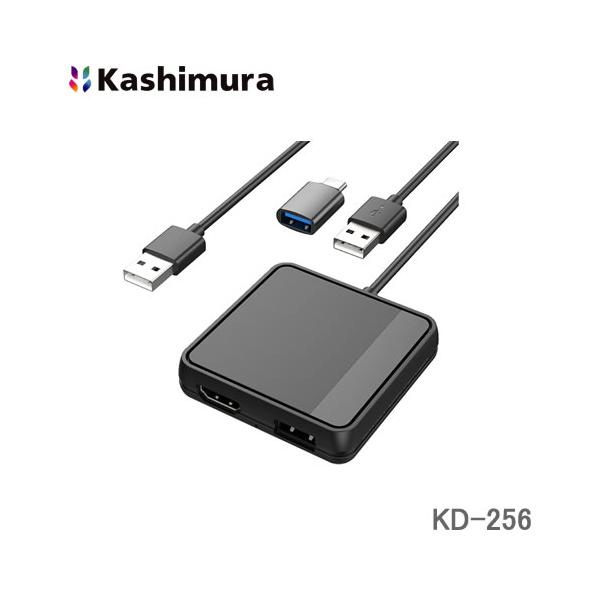 Kashimura KD-25 USB接続デバイス Kashimura（カシムラ） Kashimura Smart Car Player Input HDMI-USB