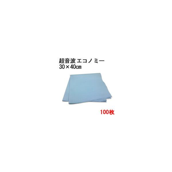 マイクロファイバー システムクロス 超音波カット 【エコノミー】 30cm×40cm 100枚セット 業務用 超極細繊維 クロス ふきん 掃除 クリーナー 窓拭き