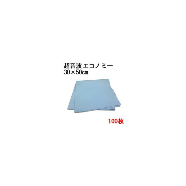 マイクロファイバー システムクロス 超音波カット 【エコノミー】 30cm×50cm 100枚セット 業務用 超極細繊維 クロス ふきん 掃除 クリーナー 窓拭き