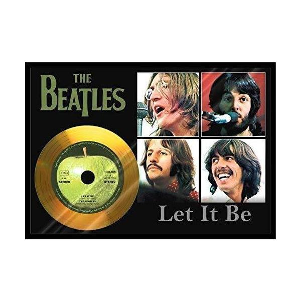 希少　The Beatles ザ・ビートルズ　ゴールドディスク　額入り　記念品 希少 The Beatles ザ・ビートルズ ゴールドディスク 額入り 記念品