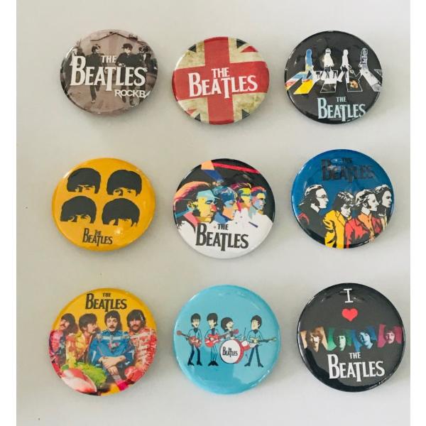 THE BEATLES　ビートルズ　缶バッチ　約40年前の物 cny1_button-14