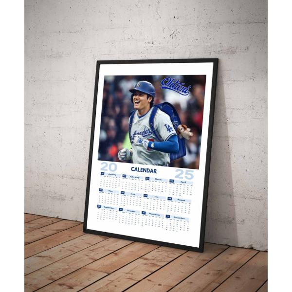大谷翔平移籍証明書  額縁付き 大谷翔平ファン必見！オリジナルデザインのドジャース移籍記念