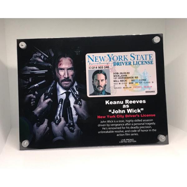映画【 John Wick / ジョン・ウィック /IDカードフレーム】キアヌ・リーブス / Keanu Reeves -1