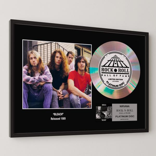 ニルヴァーナ Nirvana ブリーチ Bleach platinum disc album プラチナディスク 証明書付 ‐1