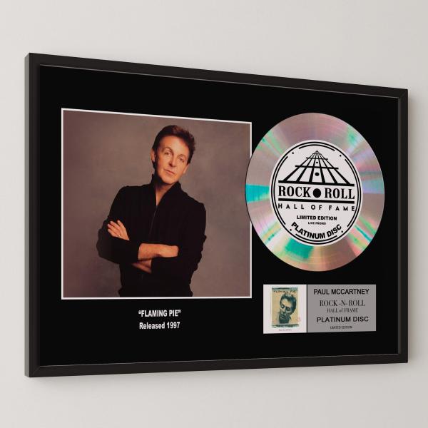 ポール・マッカートニー Paul McCartney ラン・デヴィル・ラン Run Devil Run platinum disc album プラチナディスク 証明書付 ‐12