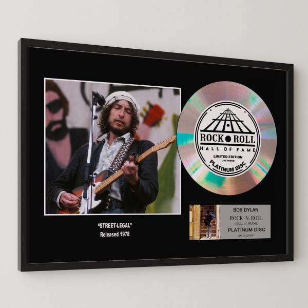 ボブ・ディラン / Bob Dylan / Street Legal / ストリート・リーガル / platinum disc album / プラチナディスク 証明書付 ‐16