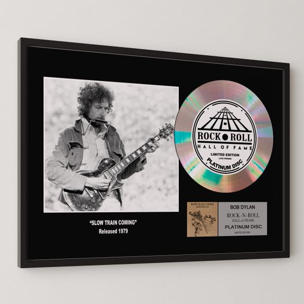ボブ・ディラン / Bob Dylan / Slow Train Coming / スロー・トレイン・カミング / platinum disc album / プラチナディスク 証明書付 ‐17