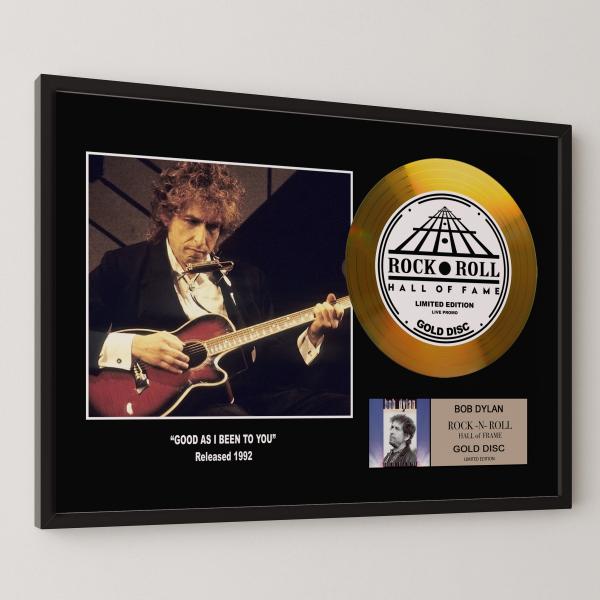 ボブ・ディラン / Bob Dylan / グッド・アズ・アイ・ビーン・トゥ・ユー / gold disc album / 金 ゴールド ディスク 証明書付 ‐26
