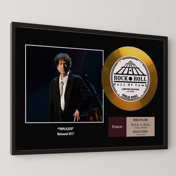 ボブ・ディラン / Bob Dylan / トリプリケート / Triplicate / gold disc album / 金 ゴールド ディスク 証明書付 ‐36