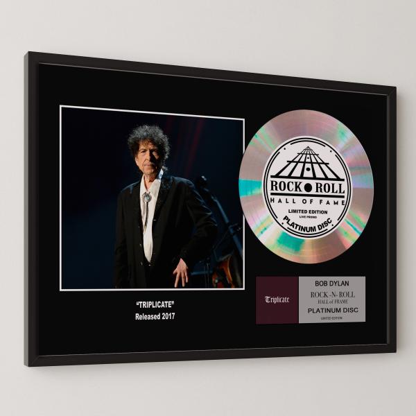 ボブ・ディラン / Bob Dylan / トリプリケート / Triplicate / platinum disc album / プラチナディスク 証明書付 ‐36