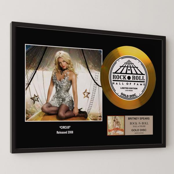 ブリトニー・スピアーズ / Britney Spears / Circus / サーカス / gold disc album / 金 ゴールド ディスク 証明書付 ‐6