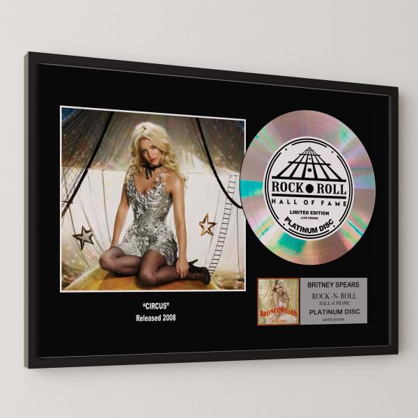ブリトニー・スピアーズ / Britney Spears / Circus / サーカス / platinum disc album / プラチナディスク 証明書付 ‐6
