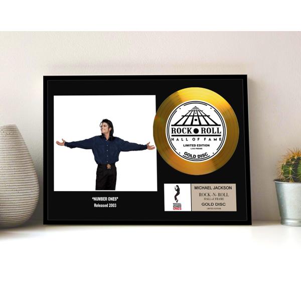 �}�C�P���E�W���N�\�� / Michael Jackson / Number Ones / �i���o�[�E�����Y / gold disc album / �� �S�[���h �f�B�X�N �ؖ����t �]14 ���i�摜