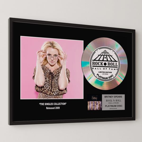 ブリトニー・スピアーズ / Britney Spears / コンプリート・ヒット・シングルズ / platinum disc album / プラチナディスク 証明書付 ‐12