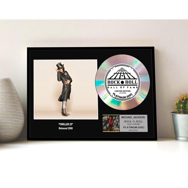 マイケル・ジャクソン / Michael Jackson / Number Ones / ナンバー・ワンズ / platinum disc album / プラチナディスク 証明書付 ‐14
