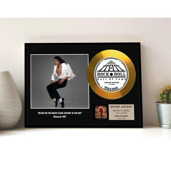 �}�C�P���E�W���N�\�� / Michael Jackson / HIStory in the Mix/ gold disc album / �� �S�[���h �f�B�X�N �ؖ����t �]16 ���i�摜
