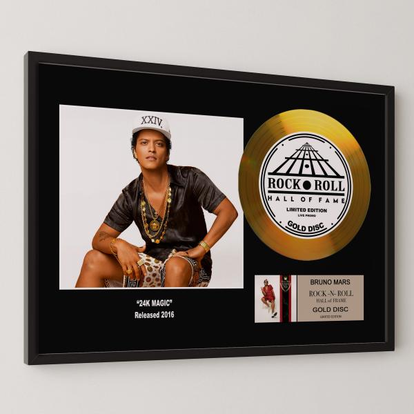 Bruno Mars / ブルーノ・マーズ 24K MAGIC 24K・マジック gold disc