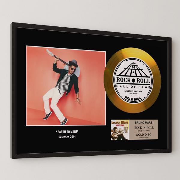 Bruno Mars / ブルーノ・マーズ Earth To gold disc album 金 ゴールド