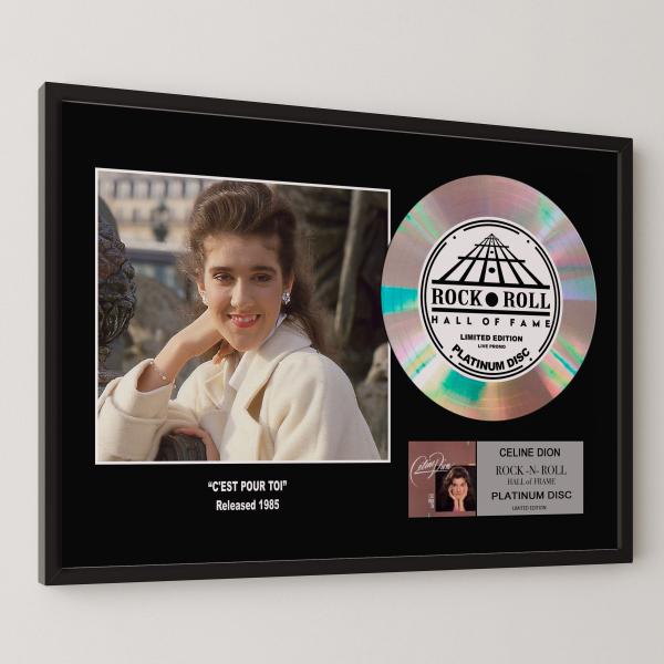 Celine Dion / セリーヌ・ディオン / C'est pour toi / セ・プー・トワ / platinum disc album / プラチナディスク 証明書付 ‐7