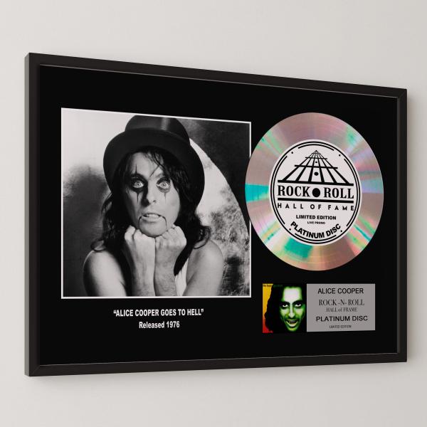 アリス・クーパー / Alice Cooper / レース・アンド・ウィスキー / platinum disc album / プラチナディスク 証明書付 ‐3
