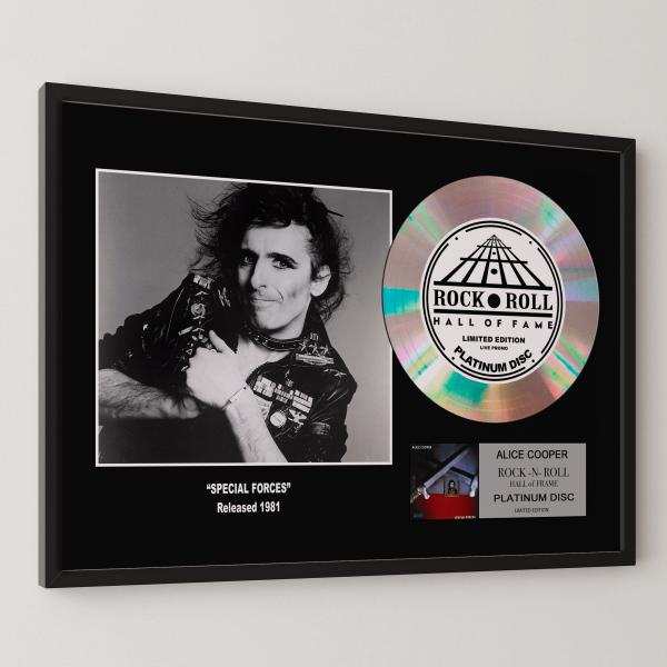 アリス・クーパー / Alice Cooper / スペシャル・フォース / platinum disc album / プラチナディスク 証明書付 ‐6