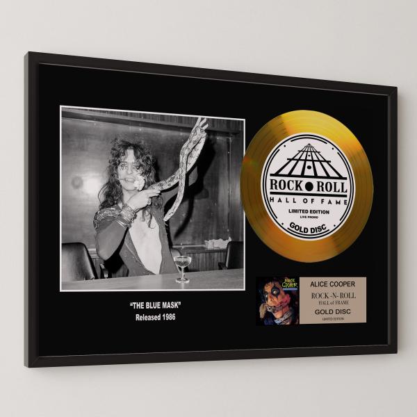 アリス・クーパー / Alice Cooper / コンストリクター / gold disc album / 金 ゴールド ディスク 証明書付 ‐9