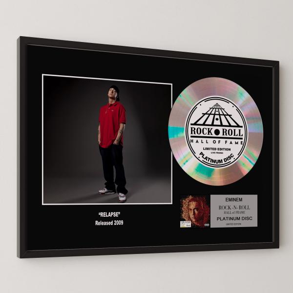 エミネム / Eminem / リラプス / Relapse / platinum disc album / プラチナディスク 証明書付 ‐6