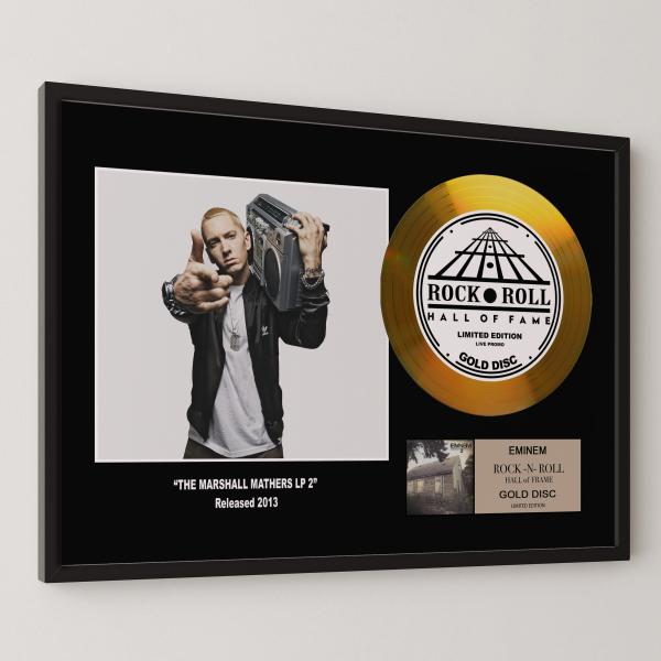 エミネム / Eminem / ザ・マーシャル・マザーズ・LP2 / gold disc album / 金 ゴールド ディスク 証明書付 ‐8