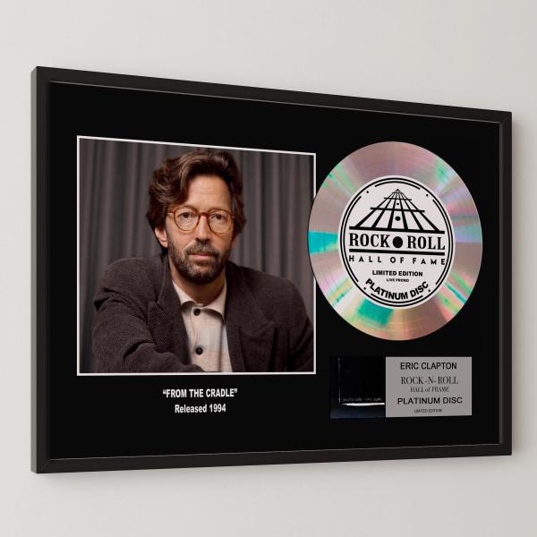 エリック・クラプトン Eric Clapton ピルグリム Pilgrim platinum disc album プラチナディスク 証明書付 ‐13
