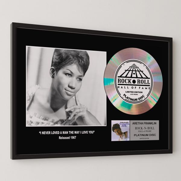 アレサ・フランクリン / Aretha Franklin / 貴方だけを愛して / platinum disc album / プラチナディスク 証明書付 ‐1