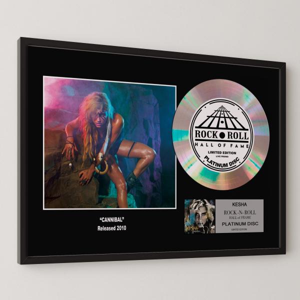 ケシャ Kesha Cannibal カニバル platinum disc album プラチナディスク 証明書付 ‐4