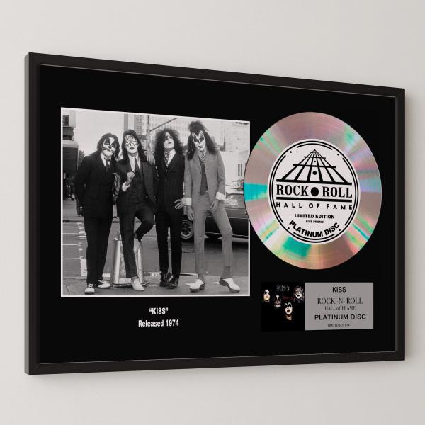 キッス KISS キッス・ファースト 地獄からの使者 platinum disc album プラチナディスク 証明書付 ‐1